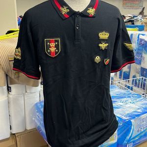 New with tag. R1sen polo T-Shirt Black & red